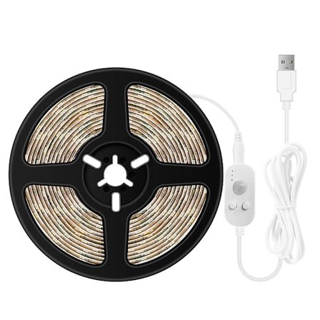 USB Himmennettävät LED-nauhat Valo PIR Liiketunnistin 4m 240LEDiä Nauhavalo TV:lle Tietokoneen Työpöydän Taustavalo