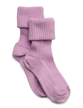 mp Denmark Cotton Rib Baby Socks - Pink - 17/18