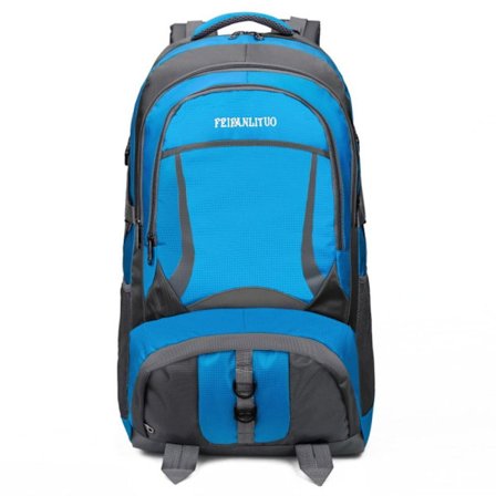 60L Stor ryggsäck Ryggsäck LJUSBLÅ