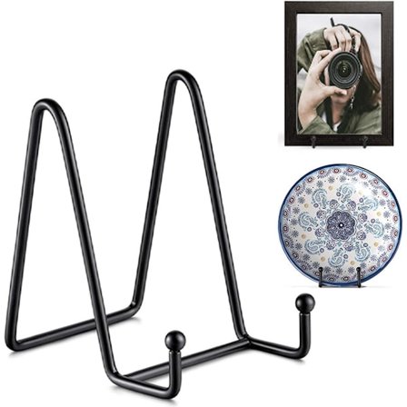 Tallrik St& - Tallrikställ - Tallrikshållare - Tallriksdisplay - 6 tum - St& - Hållare - Stöd - Ställ