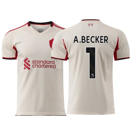 25-26 Liverpool F.C. Bortatröja NO.1 A.BECKER Träningsfotbollströja S-2XL