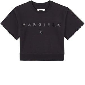 MM6 Maison Margiela Black Branded T-Shirt 6 Years - Tops - 6 years - Black