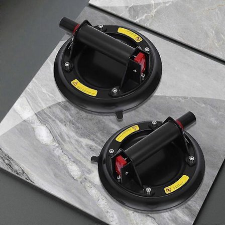 2X vakuumløfter sugekop glas sugekop glasløfter 260 kg glasfliseløfter håndtag