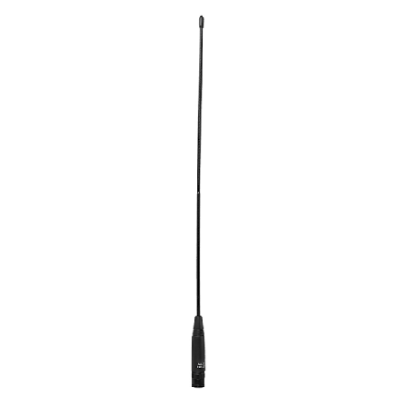38cm BNC-stik 144/430MHz Dual Band Fleksibel Håndholdt Antenne til Walkie Talkie