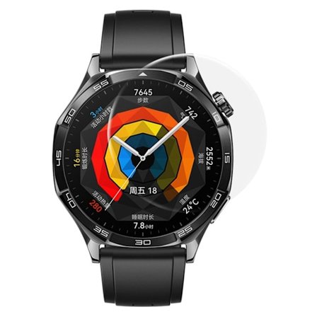 RURIHAI Huawei Watch GT 5 46mm skärmskydd AR Clear klockfilm med justeringsverktyg