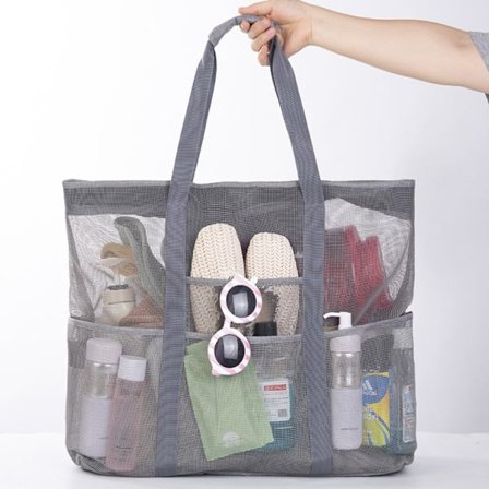 Beach Bag Underkläder Ficka GRÅ grey