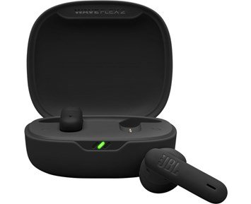 JBL-Wave Flex 2 - Black-JBL Wave Flex 2 - Trådløse ørepropper-Head & earphones-In-ear-hodetelefoner