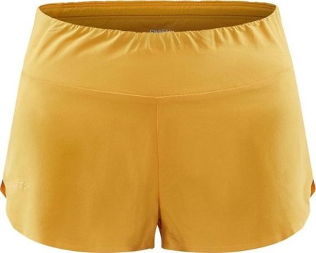 Craft Women's Pro Hypervent Split Shorts Women workout shorts Yellow L