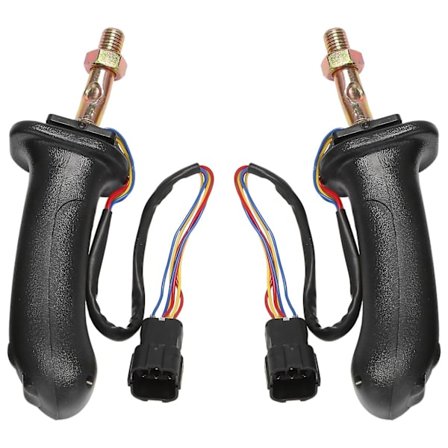 2 stk L+R 3-knapps gravemaskin joystick-sett håndtak gir for Doosan Dx150 215 225 300 370-9c