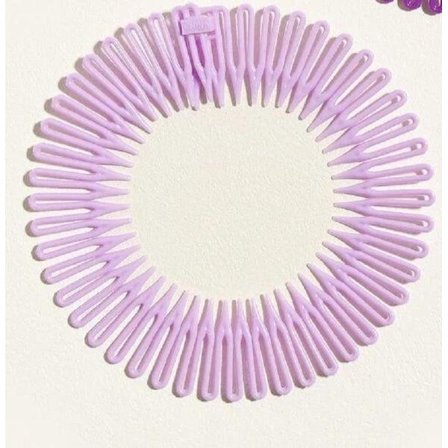 Zic zac diadem i plast (8 färg val)