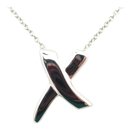 Tiffany & Co. Pre-owned, Necklaces Grijs, Dames, Maat:ONE Size