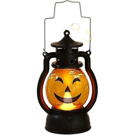 Jack-o-lantern | Kannettava Jack-o-lantern koriste musta 1 kpl