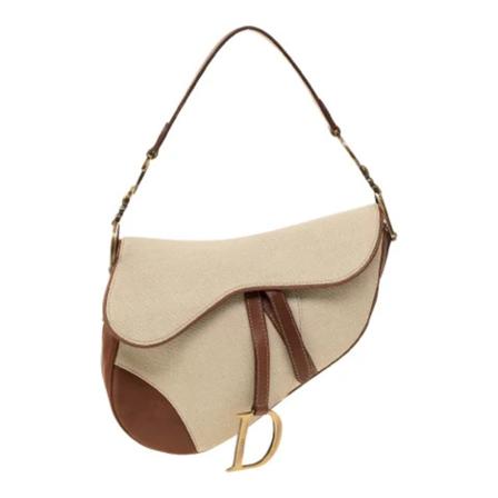 Dior Vintage, Pre-owned Shoulder Bags Beige, Dames, Maat:ONE Size