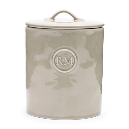 Riviera Maison Portofino Oppbevaringskrukke Flax H17,5