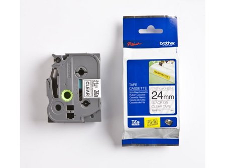 Brother Tape TZES151 24mm svart på klar - Lyreco - Kontorsmaskiner - Märkmaskiner och tape - Tape - Brother TZ