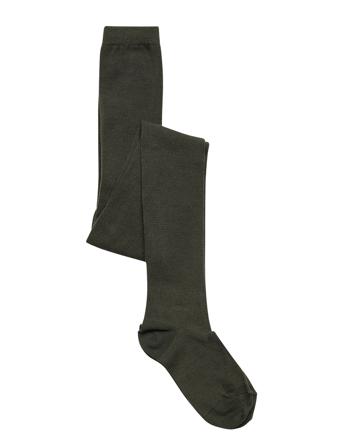 Wool/Cotton Tights Socks & Tights Tights Grå Mp Denmark