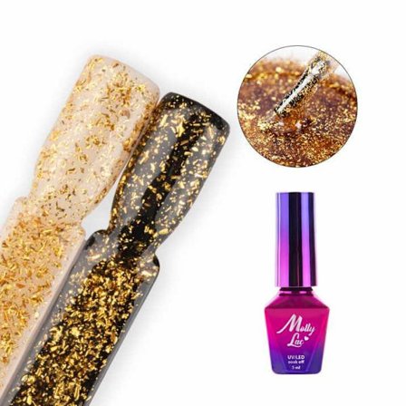 Mollylac - Jack top - 24 Carat - 5ml - UV-gel/LED - Topcoat