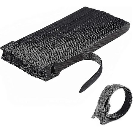 Buntebånd [100 stk], Kabel Ss, Gjenbrukbare buntebånd, Kabel Store Izer, For å knyte kabler, Shs, PC-kabler, Kabler etc ()