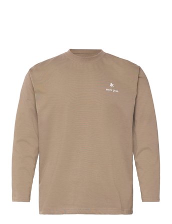 SNOW PEAK Nsd Logo L/S T-Shirt - Beige - L