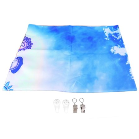 Fluoresoiva kukkataulu UV-valossa hohtava kukkataulu mustavalo seinävaate makuuhuoneeseen asuntolaan GTYJ(57) 230X180cm / 91X71in