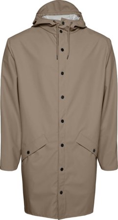 Rains Long Jacket Unisex rain jackets Beige M