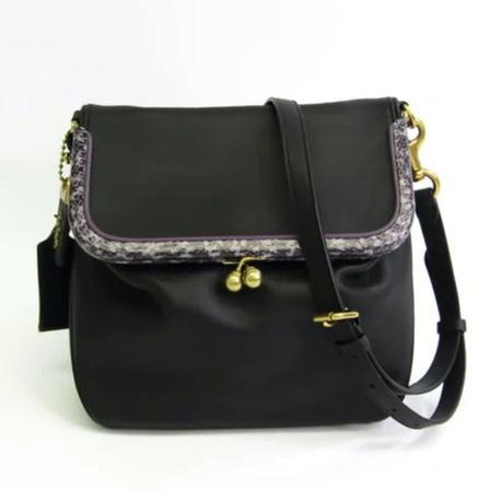 Coach Pre-owned Pre-owned Leather shoulder-Tass , Zwart , Dames , Maat: ONE Size Vintage Tassen