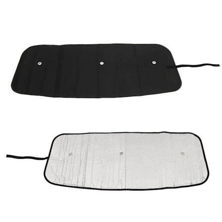 SUV Solskydd för Bakruta - Aluminiumfolie Svart