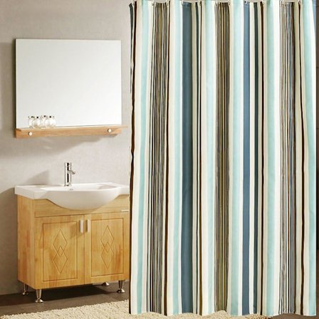 Duschdraperi 200 X 240 Cm (B X H), Anti-mögel, Anti-bakteriell, Vattenavvisande Duschdraperier, Foder, Mjukt Polyestertyg, Badgardiner