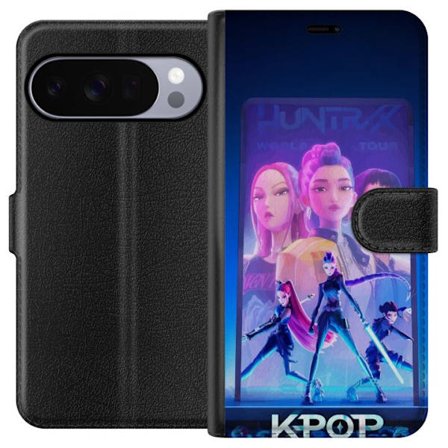 Kompatibelt Plånboksfodral till Google Google Pixel 10 Pro KPop Demon Hunters 2 HuntrX Girls motiv med futuristisk stil och attityd