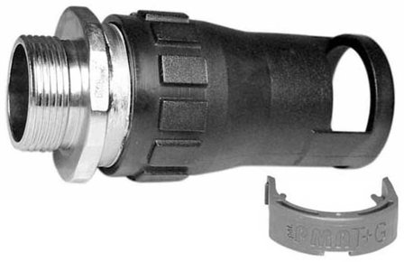 Rutab 1411401 Skärmanslutning halogen- och kadmiumfri Typ BFEMS-P090T, 10 mm, PG9, Installationsmaterial