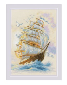 Stickpackung Bild Segelboote