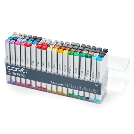 Copic Classic sæt 72 stk B