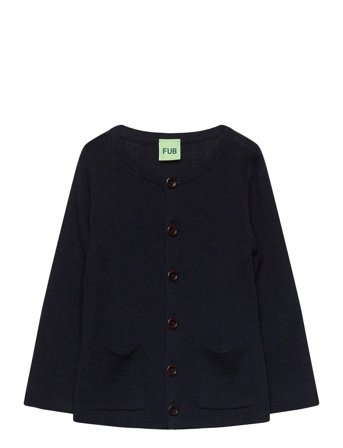 FUB Baby Rib Cardigan - Navy - 68