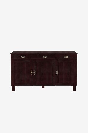 Loft24 - Sideboard Toscana 3 dörrar/3 lådor - Brun - Skänkar & sideboards - Från Homeroom
