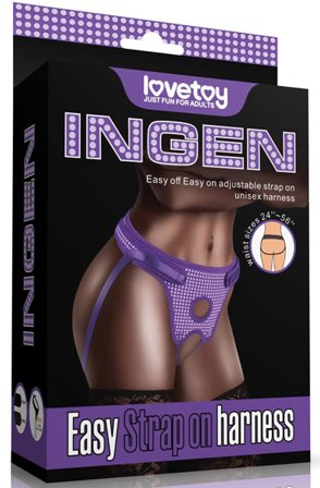 Lovetoy Easy Strap On Harness Strap-on med sele - Blushme.se