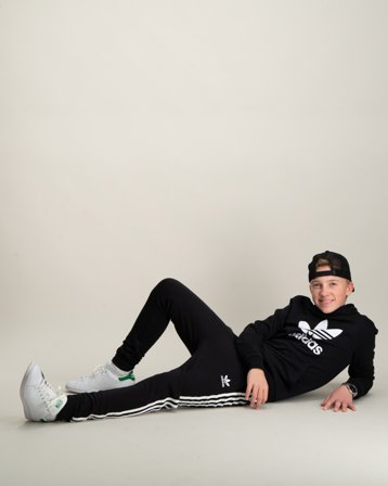 Adidas Originals TREFOIL PANTS Schwarz Hosen Jungen - Kids Brand Store