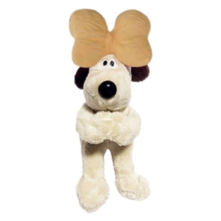 Mini Søt Hund Plysj Leketøy Bil Blinklys Vindusvisker Dekor Interiørtilbehør Dukke Ornamenter Gul