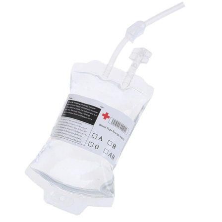 350ml gjenbrukbar blod energi drikke pose PVC materiale Halloween vampyr pose rekvisitter simulering blod pose