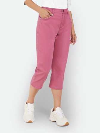 JENSEN - Jane Capri Bukser - Rosa - Curvy Fit