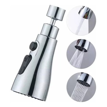 Kranförlängare med Sprutmunstycke för Diskho Spara Vatten Kökskran