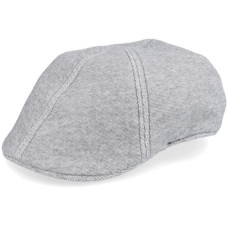 Stetson - Grå flatcap Caps - Texas Jersey The Feebles Heather Grey Flat Cap @ Hatstore