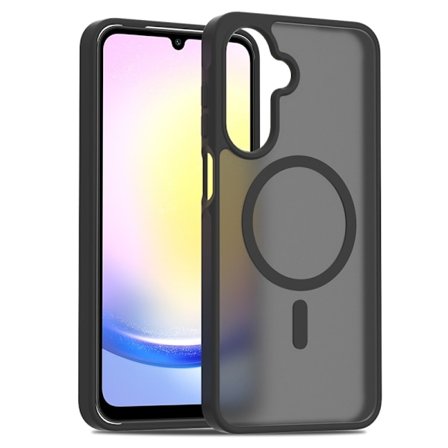 SKALO Samsung A26 5G Skin-touch Hybrid Suojakuori - Musta