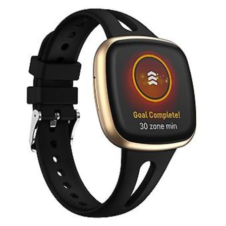 Silikonklokkearmbånd for Fitbit Versa 3 / 4, størrelse S (svart)
