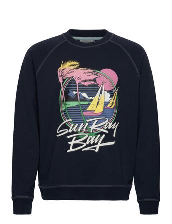 Scotch & Soda Sweat-shirt Genser Marineblå Scotch & Soda*Betinget Tilbud