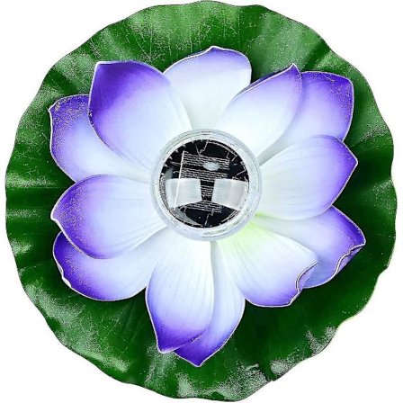 RGB solcellslotuslampa för utomhusbruk, flytande lotuslampa