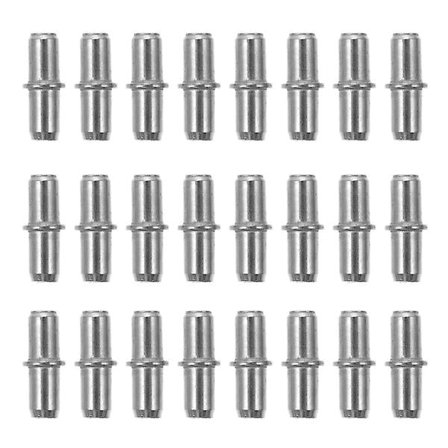 50 st Hyllpinnar i Metall för Skåp Bokhylla Klädhylla Stödhyllstöd Dubbar Hyllstöd Möbel