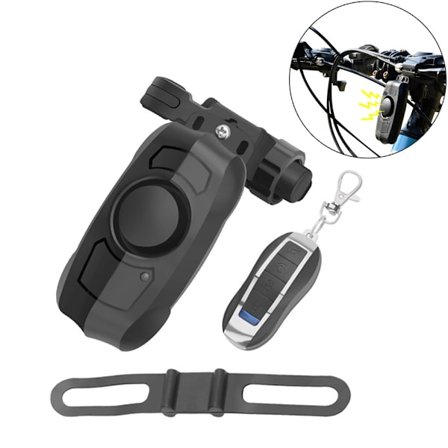 Trådlöst larm med USB-laddning, stöldskydd, vibrationslarm för cykel, motorcykel, fönster och dörr