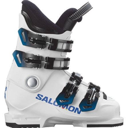Salomon - Dla dzieci - Buty do jazdy po przygotowanych trasach dla dzieci Equipe 60t M - White / White / Process Blue