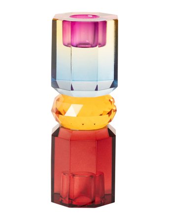 Crystal Candle Holder Home Decoration Candlesticks & Lanterns Tealight Holders Multi/patterned C'est Bon