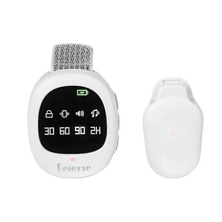 Baby Sengevæting Alarm Trådløs Lading Wee Alarm Sengevæting Sensor for Barn Pottetrening med Volum Vibrasjon og Blinkende Lys